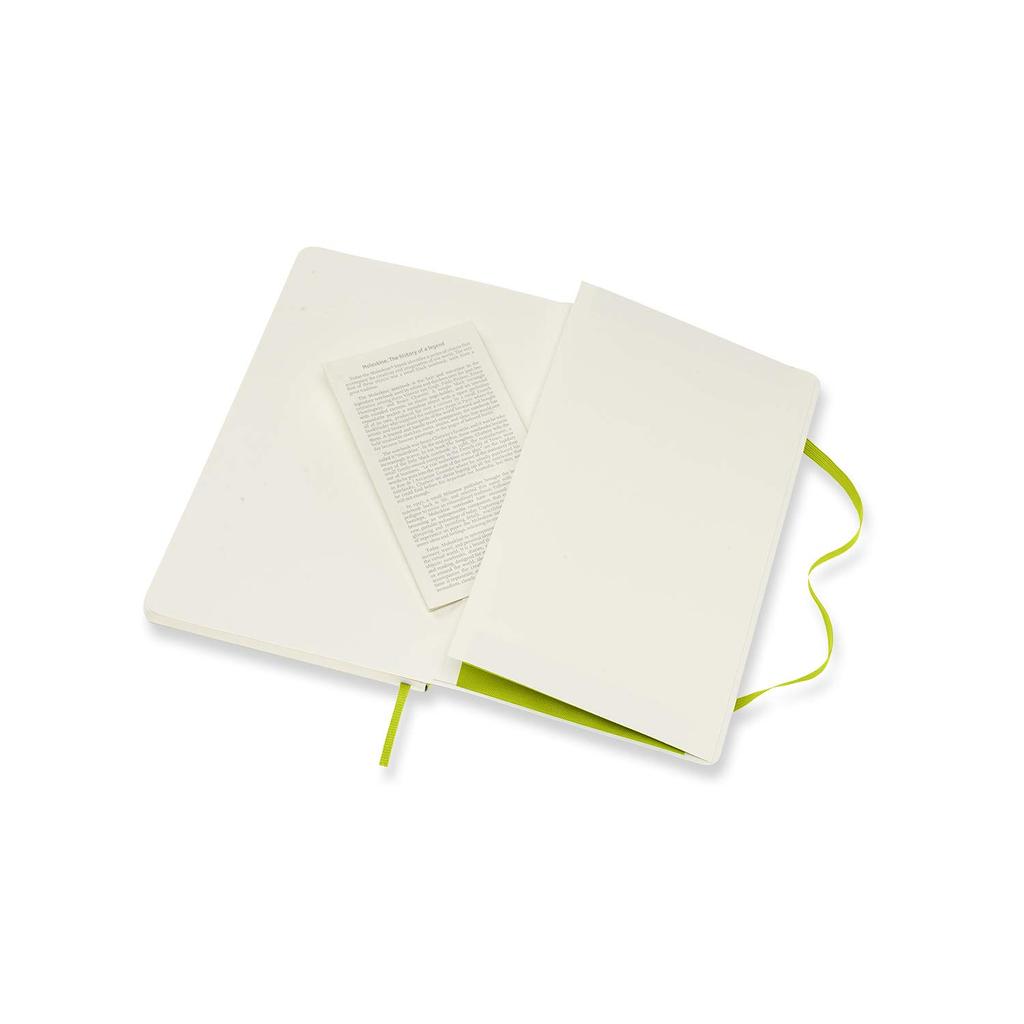 Moleskine Notebook Classic Notebook Soft Cover Ruled Large Size x Lemon Green QP616C2 (13cm 21cm)