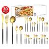 Stainless Steel 30-Piece Tableware Steak Knife, Fork and Spoon 5 Main Pieces Tableware Suit