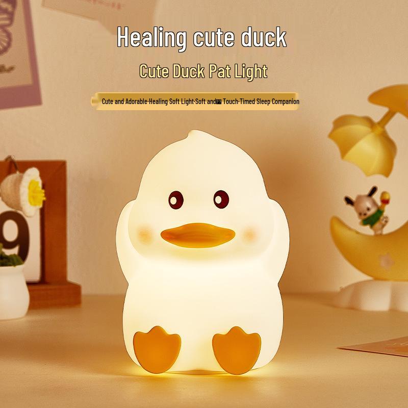 

Rechargeable Silicone Night Light: Soft Warm Glow for Kids, Eye-Friendly & Perfect for Bedrooms or Nighttime Breastfeeding Tap Version