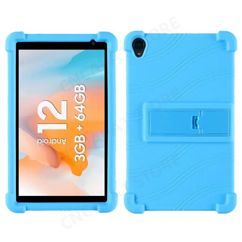 Soft Silicon Cover For Teclast P80T Case Kids Safety 8" Tablet PC Kickstand Funda with 4 Shockproof Airbags P80T Protective Shell Protector Case