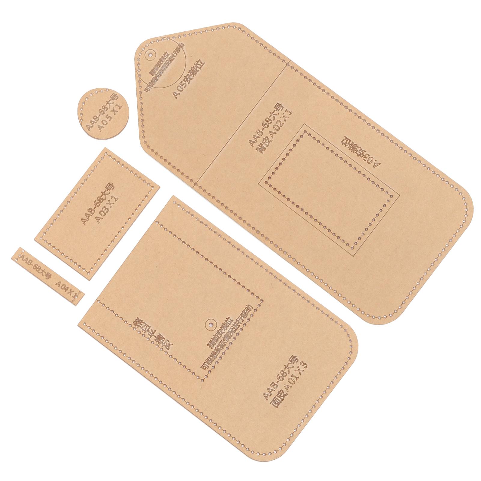 

Шаблон сумки для телефона своими руками Прозрачные акриловые кожаные аксессуары для рукоделия с защитным слоем для чехла