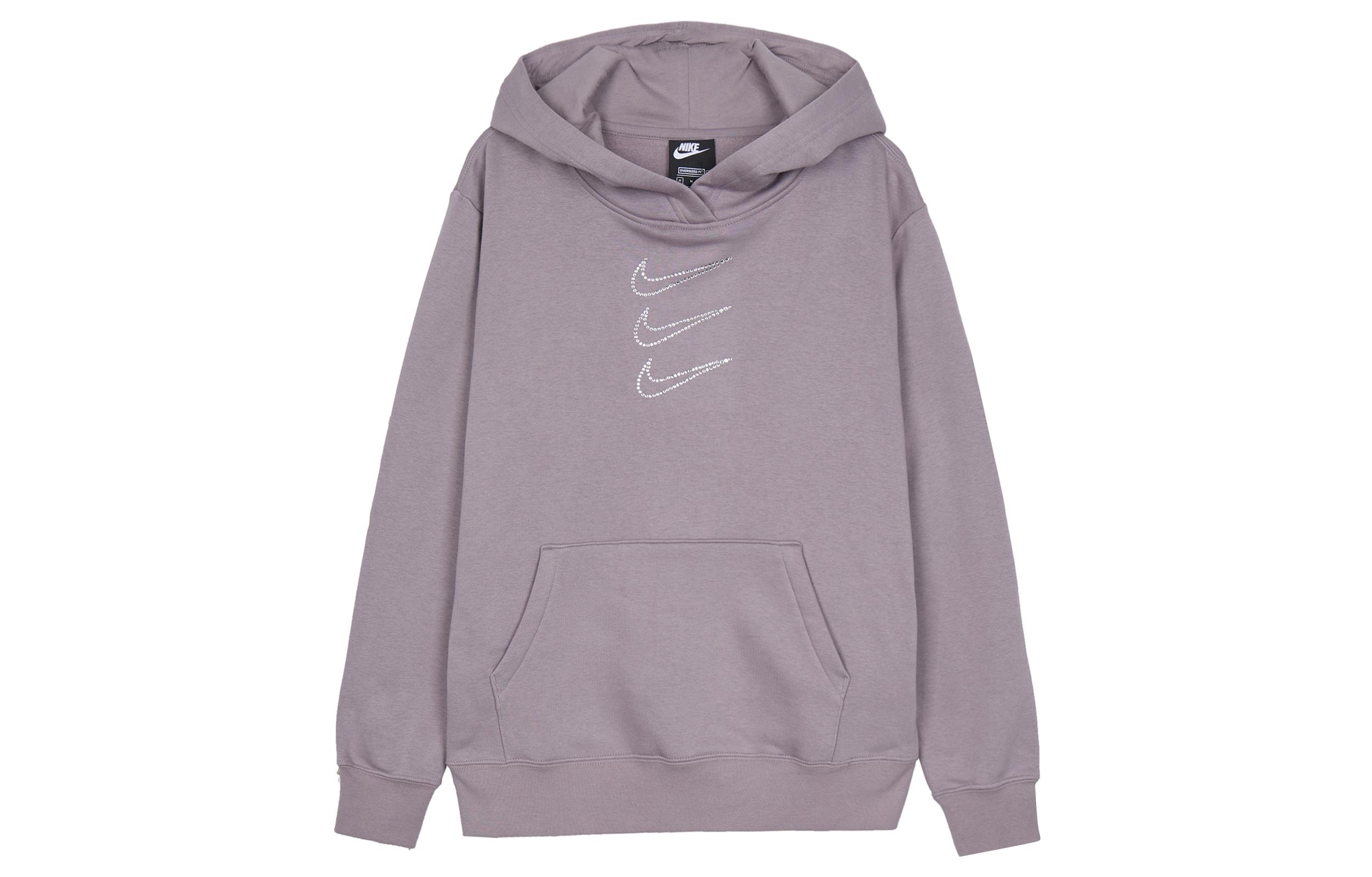 Nike Sweatshirts Women s Purple Hooded Thickened Regular DH1412-580 S
