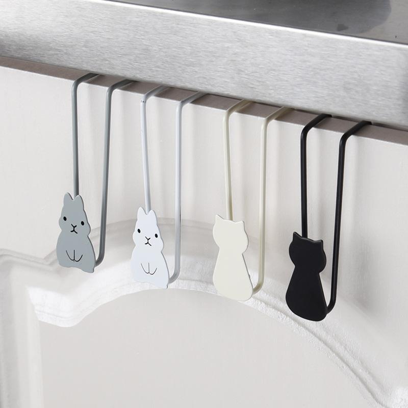 1 STÜCK Haken Oben Cartoon Küche Hängender Halter Rack Gadget Aufhänger Humanoid Türhaken Küchentür Rückseite Haken