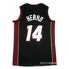 Miami Heat 14 Tyler Herro Bordado Camisa de Basquete Masculino Feminino Respirável Performance Sportswear Outono