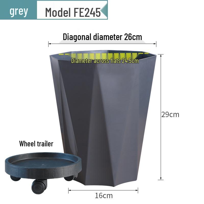 Large Resin Dragon Blood Tree Planter: Thickened, Luxurious Plastic Pot for Living Room or Balcony Planting.