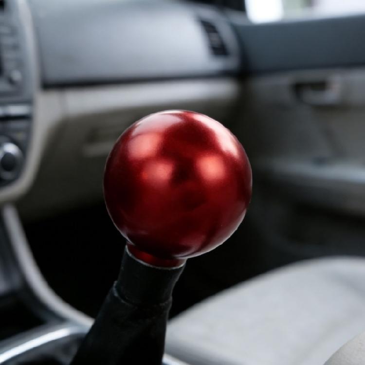Round Ball Shifter Knob Universal for Various Cars Aluminum Ball Gear Shifter Knob Ergonomic Shape Comfort Grip
