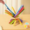 Funny Wooden Stick Drawing Game Parent Child Interactive Stick Balance Board Game Two Person Battle Game for Party Entertainment