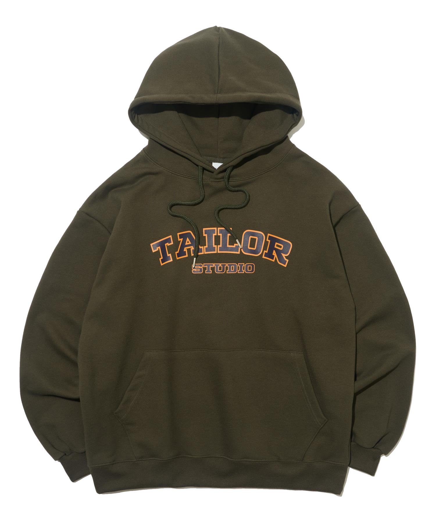 Худи с оригинальным логотипом Taylor Studio (хаки) Khaki/Xl (Fleece-Lined)