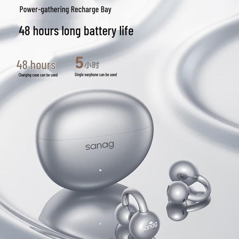 SANAG S7S AI Clip-on Bluetooth Earbuds