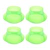 10Pcs Slug Collars PP Green Transparent Slug Snail Protective Collar Garden Cloches for Household