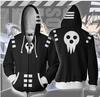 New, animation sweater, steel alchemist, Edward 3D printed sweater zipper cardigan animation periphery