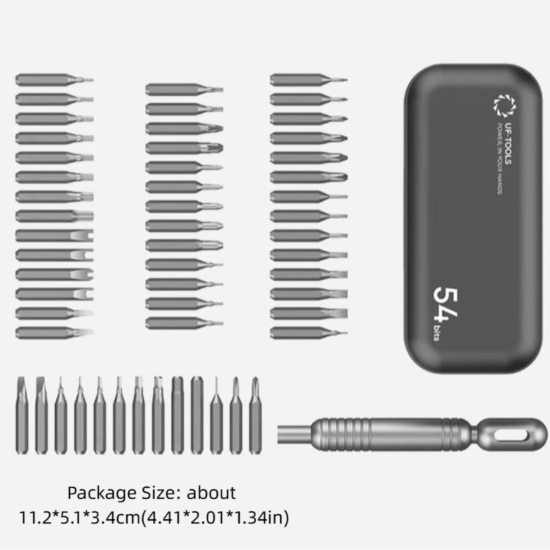 55-In-1 Mini Precision Screwdriver Set Magnetic Repair Tool Kit Torx Hex Bits For Phone Watch Laptop Electronics Diy