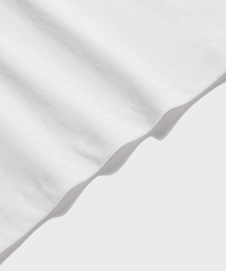 Beulonseun Vintage Short Sleeve Henley Tee White