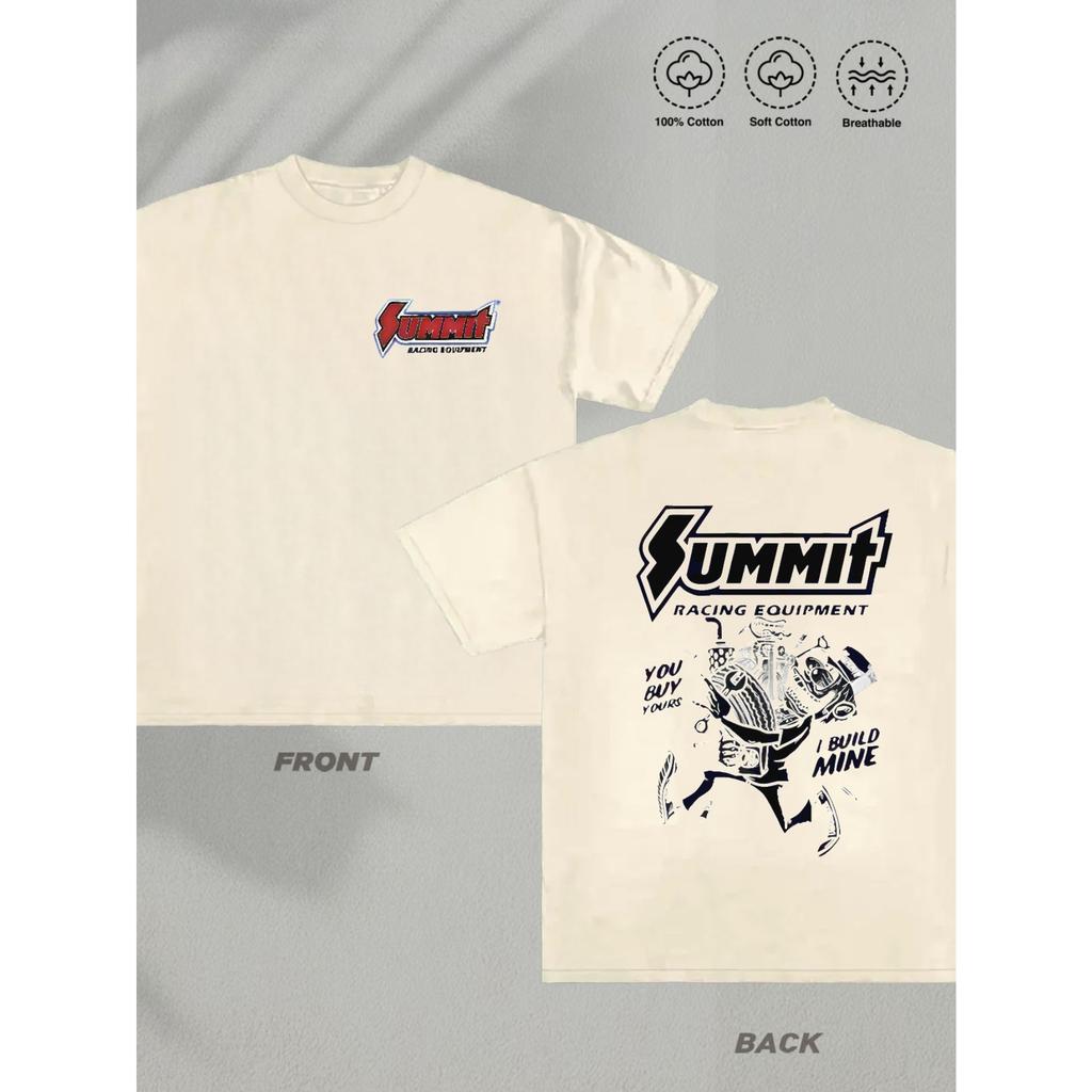 Double-sided Printing Men'S T-shirts Men'S Pure Cotton T-shirts Father'S Day Gift-Summit Racing Equipment T-Shirt Bold Design
