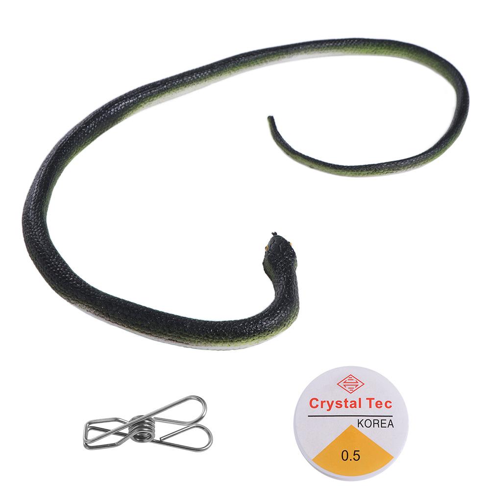 Realistic Scary Tricky Toy Large Rubber Snake Toy Anaconda Props Snake Prank  Halloween