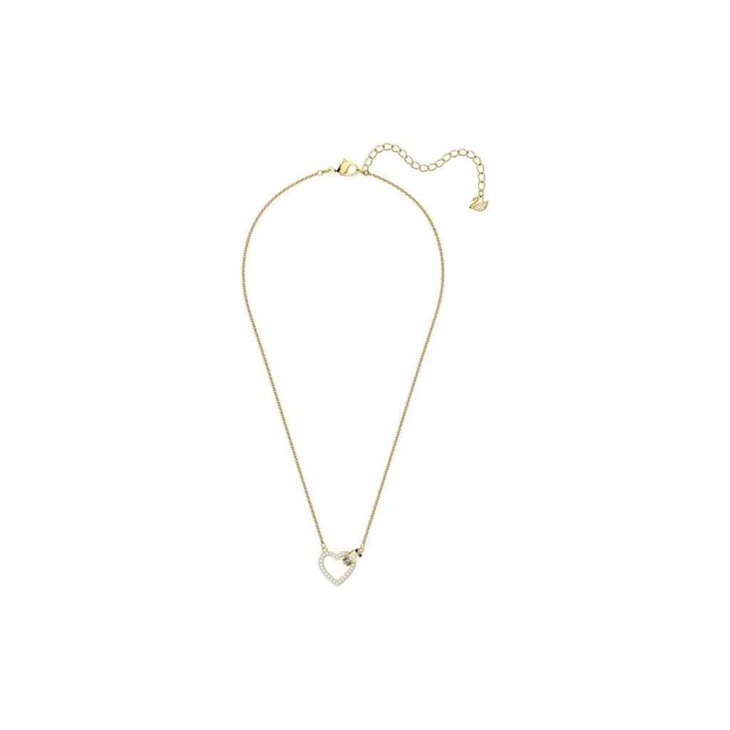 Swarovski Heart Pendant Necklace Women Necklace Gold 5636449