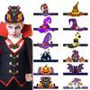 Halloween Theme Party Decoration Crown Hat Party Dress Up Props Witch Hat Party Hat