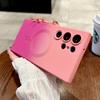 Gradient Liquid Silicone Compatible with Samsung S26 Ultra Magnetic Phone Case, S25 Ultra Full-coverage Lens Film, S24