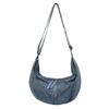 Damen Denim Umhängetasche Große Kapazität Crossbody Tasche