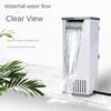 Energeticky úsporné 3W filtrační čerpadlo vodopád pro želví/rybí nádrže s nízkou hladinou vody, dodávkou kyslíku a průtokem 200 l/h 220-240V