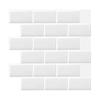 Self-adhesive 3D Stereo Wall Stickers Brick Design Waterproof Peel and Stick Wallpapers Moisture-proof Oil Proof