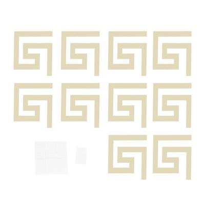 DIY Taillenaufkleber Modern Stereoskopisch Dekorative Wandaufkleber für Zuhause WohnzimmerGold