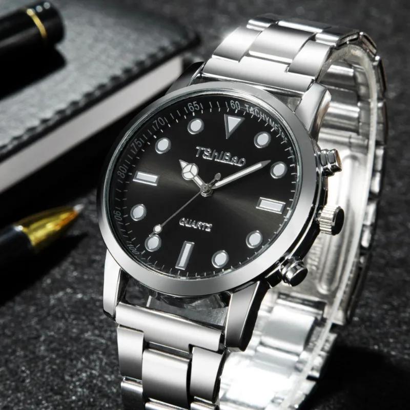 Luxury Wrist Watches for Man Fashion Analog Quartz Watch Stainless Steel Strap Male Wristwatch Casual Watch Relojes Para Hombres