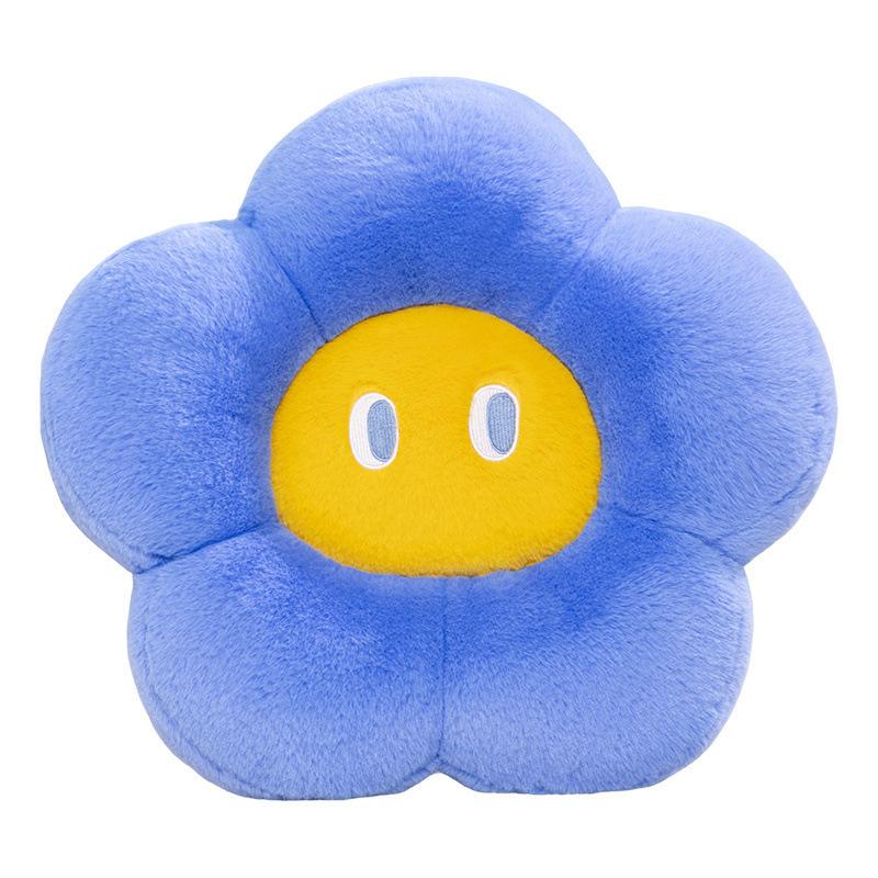 Dopamine Color Flower Cushions with Bright Colors and Sunflower Home Decoration Futon Sofa Bedside Cushions