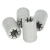 4pcs Bearing Shaft Gray Plastic LM8UU Solid Polymer Linear Bearing 3D Printer Parts Accessories for
