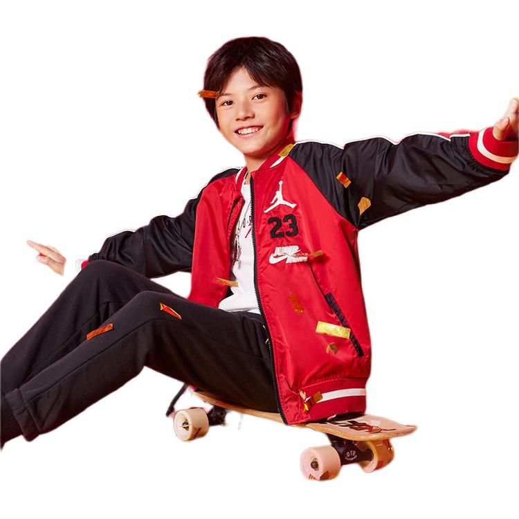 Jordan Jacket Kids Letter Logo Embroidered Baseball Collar Kids jackets JD2212004GS-002