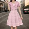 ZANZEA Women Casual Patchwork Summer Short Sleeve Print Dress