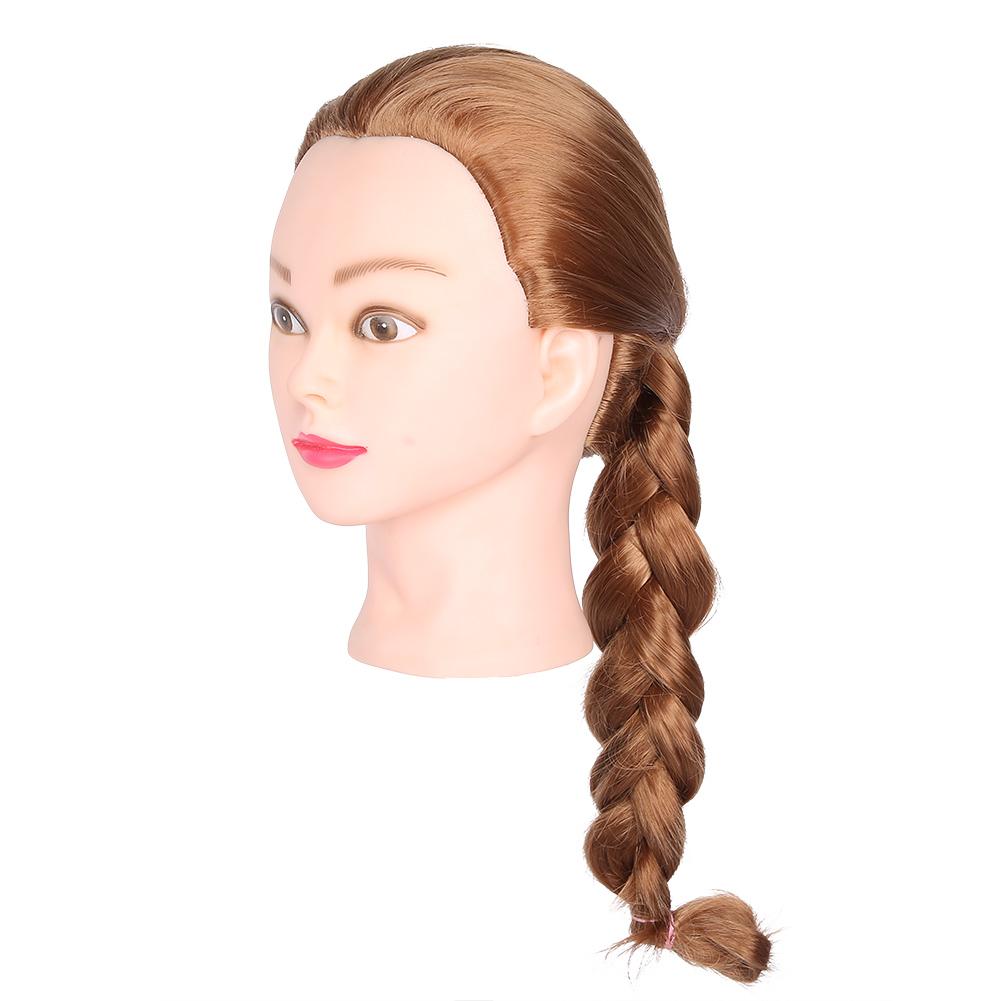 Wig Hair Mannequin Head Hair Styling Braiding Salon Training Practice Head Model 70cm