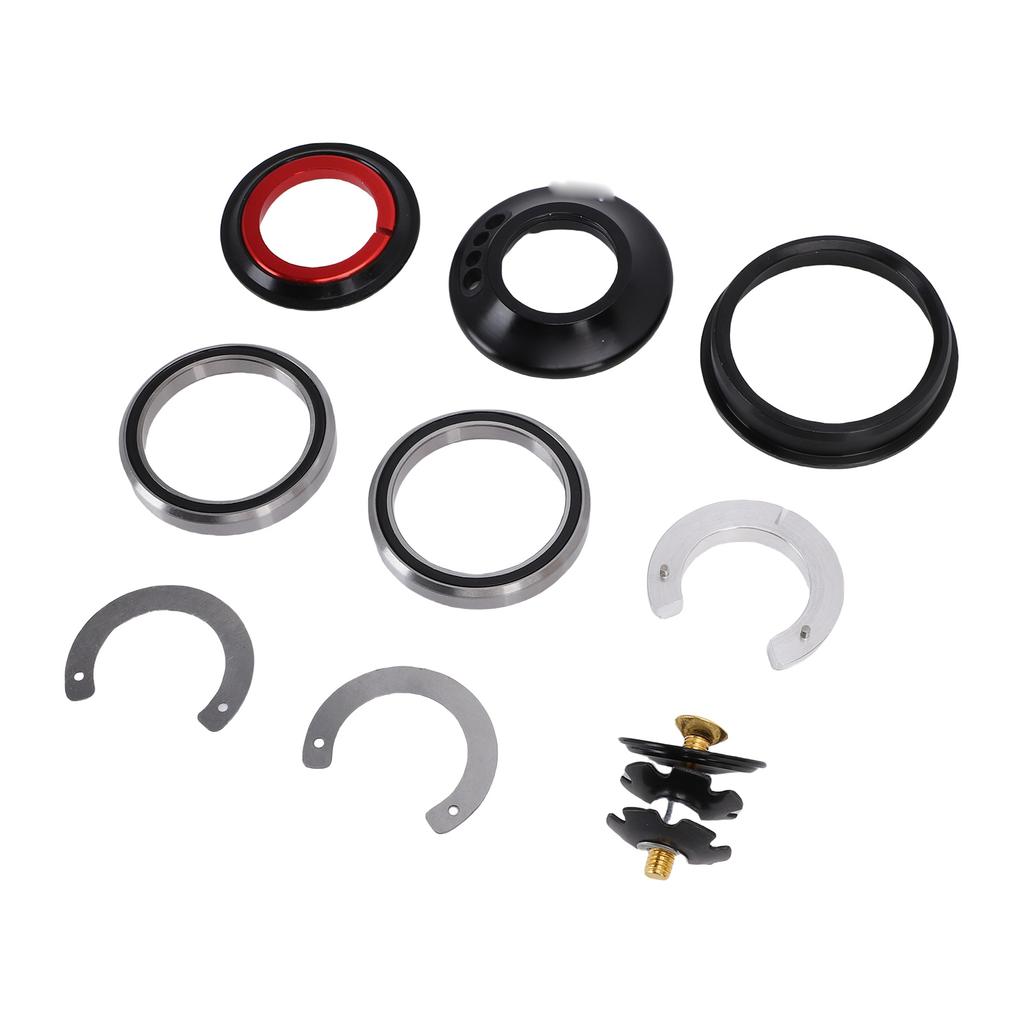 Bike Hidden Headset for IS52 28.6mm Straight Steerer Upper and ZS56 40mm Tapered Steerer Lower with 6.5mm Compression Ring
