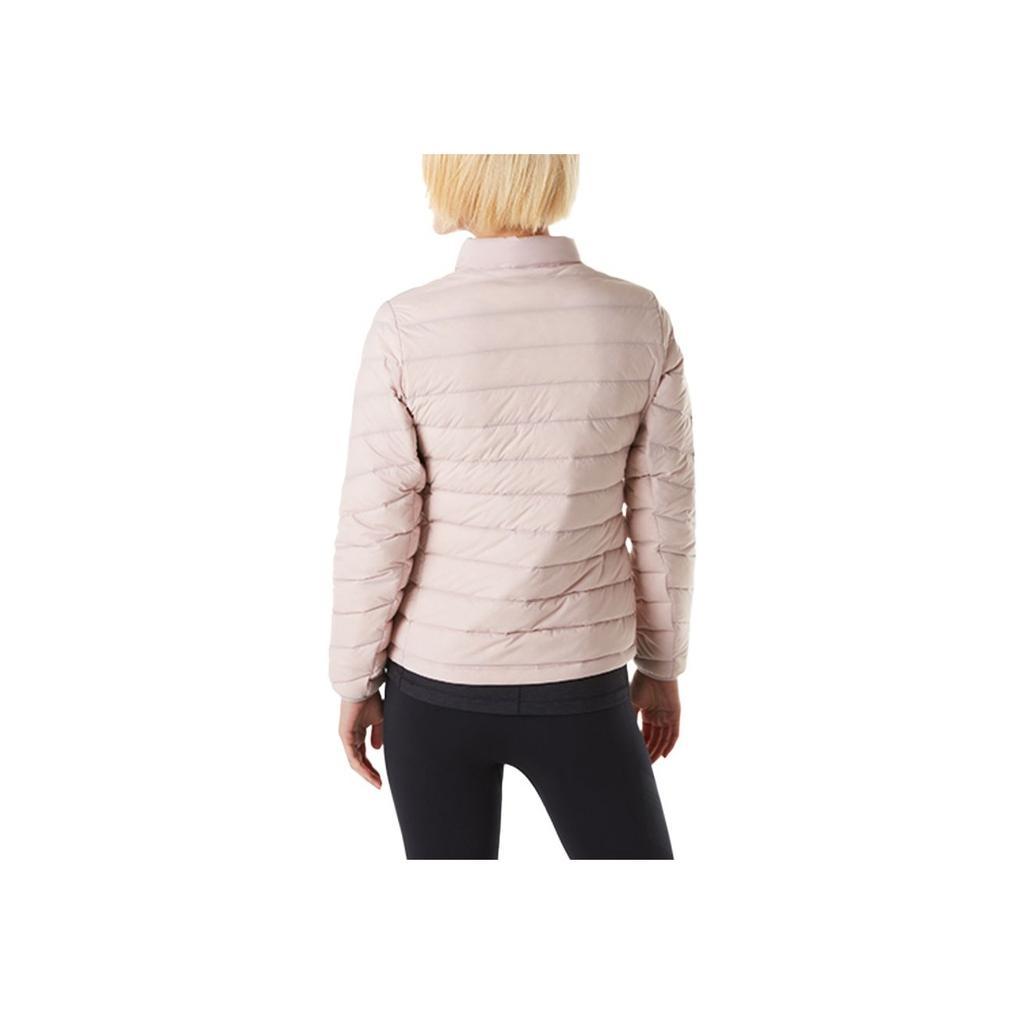 Asics Outdoor Quilted Solid Color Fashion Sports Warm Long Sleeve Down Jacket Women Jacket Pink 2032D127-700