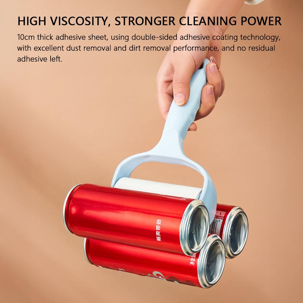 Pet Hair Remover Roller Reusable Sticky Lint Roller Clothes Lint Furniture Hair Cat/Dog Hair Remover Lint Roller Refill Sheets for Home/Travel/Office