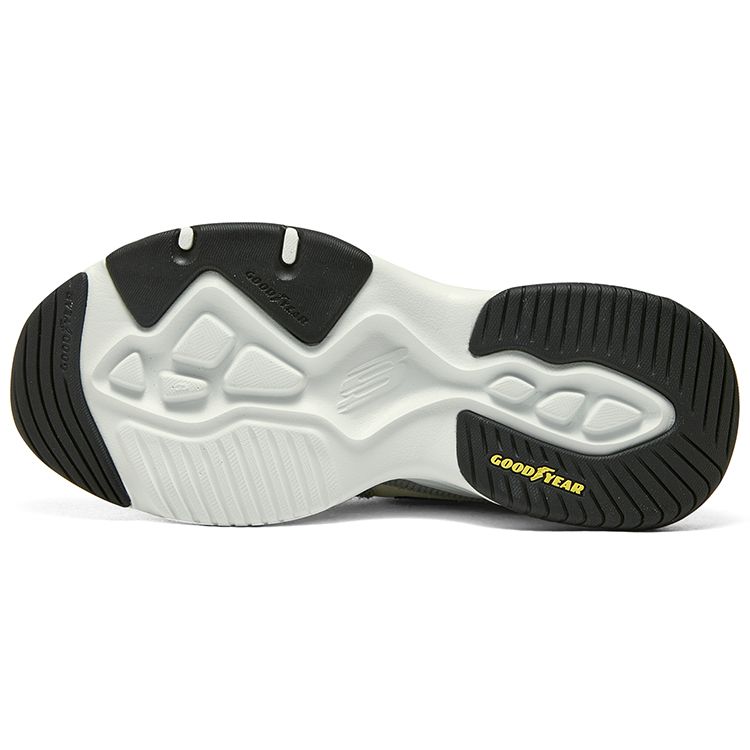 Skechers DLites 1.0 Fourth Generation Milk Tea Bear Comfortable Versatile Shock Absorbing Breathable Low Top Casual Running Shoes 896282-BKNT