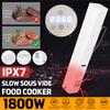 Professional Electric Slow Sous Vide Food Cooker with LCD Display IPX7 Waterproof Precise Time&Temperature Control 220V 1800W