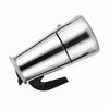 Stainless Steel Percolator Moka Pot Coffee Maker Stove Home Office Use (200ml)
