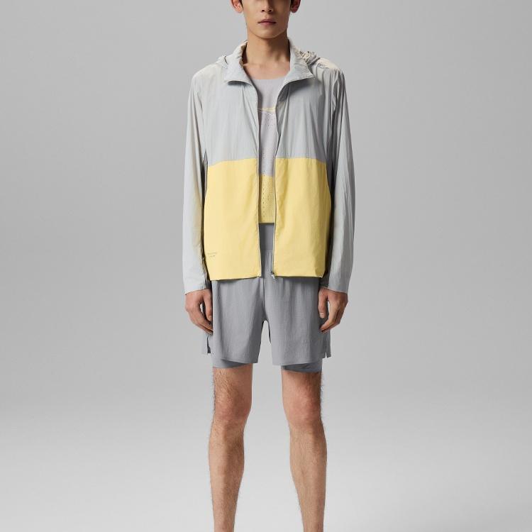 SAUCONY Running Training Series Woven Hooded Comfortable Long Sleeve Jacket Unisex Jacket High-Gray SA2259WJ02T-GR065