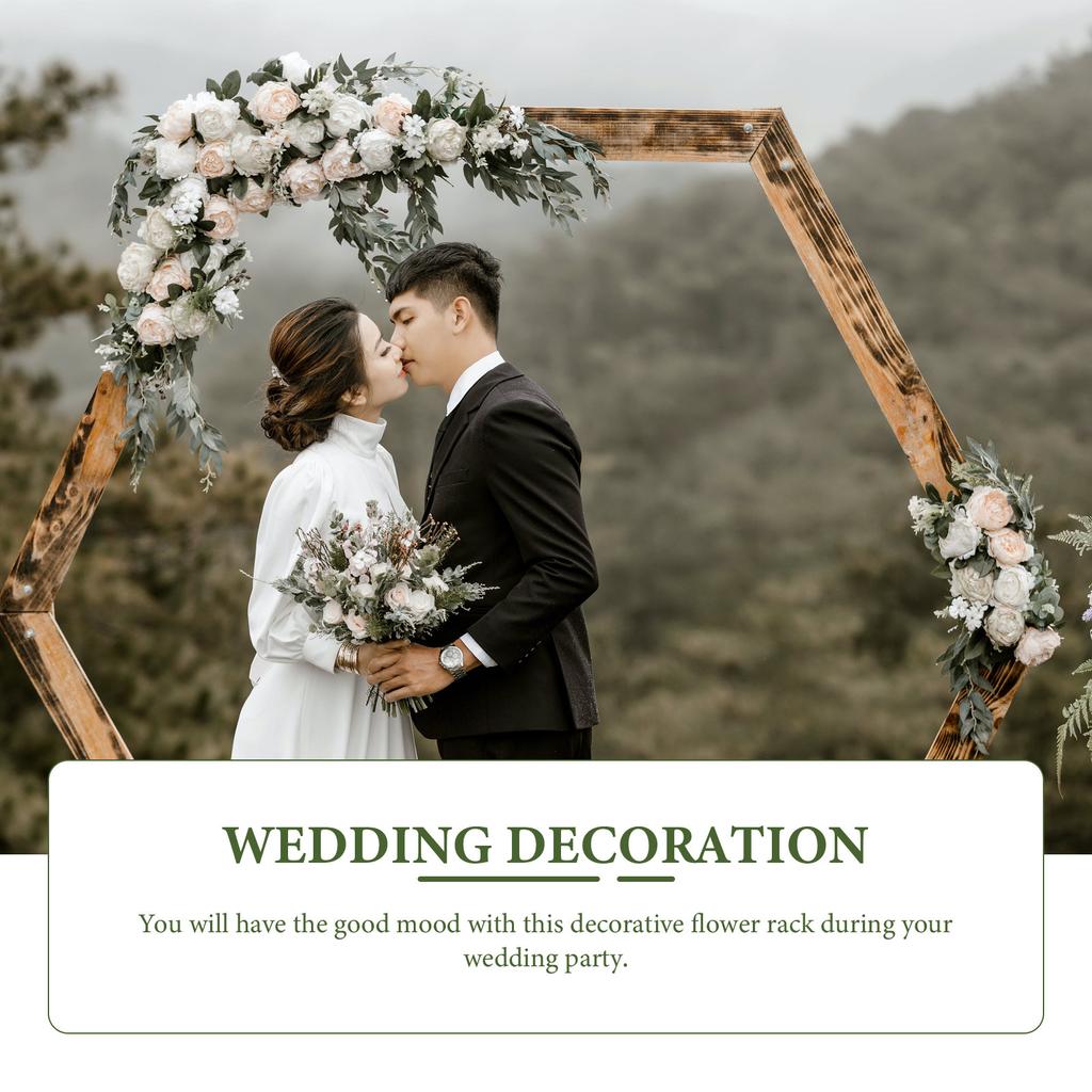 10Pcs Flower Ball Rack Plastic Flower Arrangement Holder for Wedding Party DIY Decorative Ball-Shaped Floral Frame Living Room