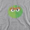 Sesame Street Unisex Adult Grimace Oscar The Grouch Heather Hoodie