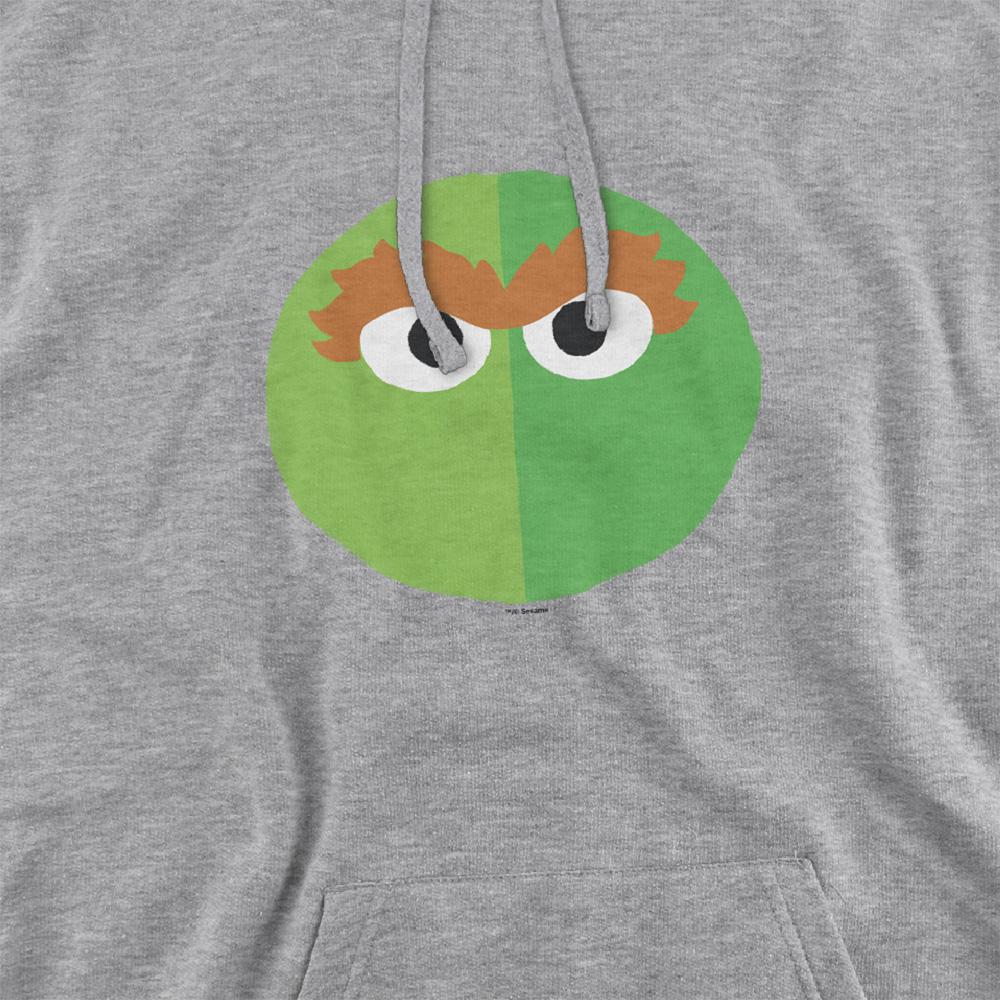 Sesame Street Unisex Adult Grimace Oscar The Grouch Heather Hoodie