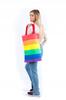 Cotton Rainbow Pride Lgbt Shopping Bag Large Xxl