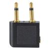 Gold Plated Airplane Flight Headphone Adapters 3.5mm Airline Plane Headset Converter for in-Flight Entertainment