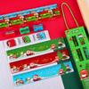 Children's Christmas Handbag 5-Piece Stationery Set - Ideal Holiday Gift for Students