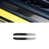2pcs Carbon Fiber Car Door Sill Protector Guard Cover For Chevrolet Camaro 16-19