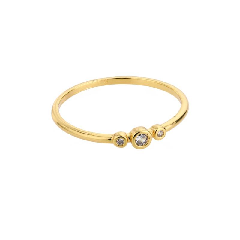 Zircon Ring Niche Unique Design Ring Daily Commuting Wear Hand Jewelry