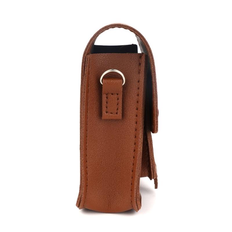 PU Leather Storage Carry Bag Shockproof Water Resistant Organizers Pouches Suitable for RG34XXSP Handheld Console Gamers