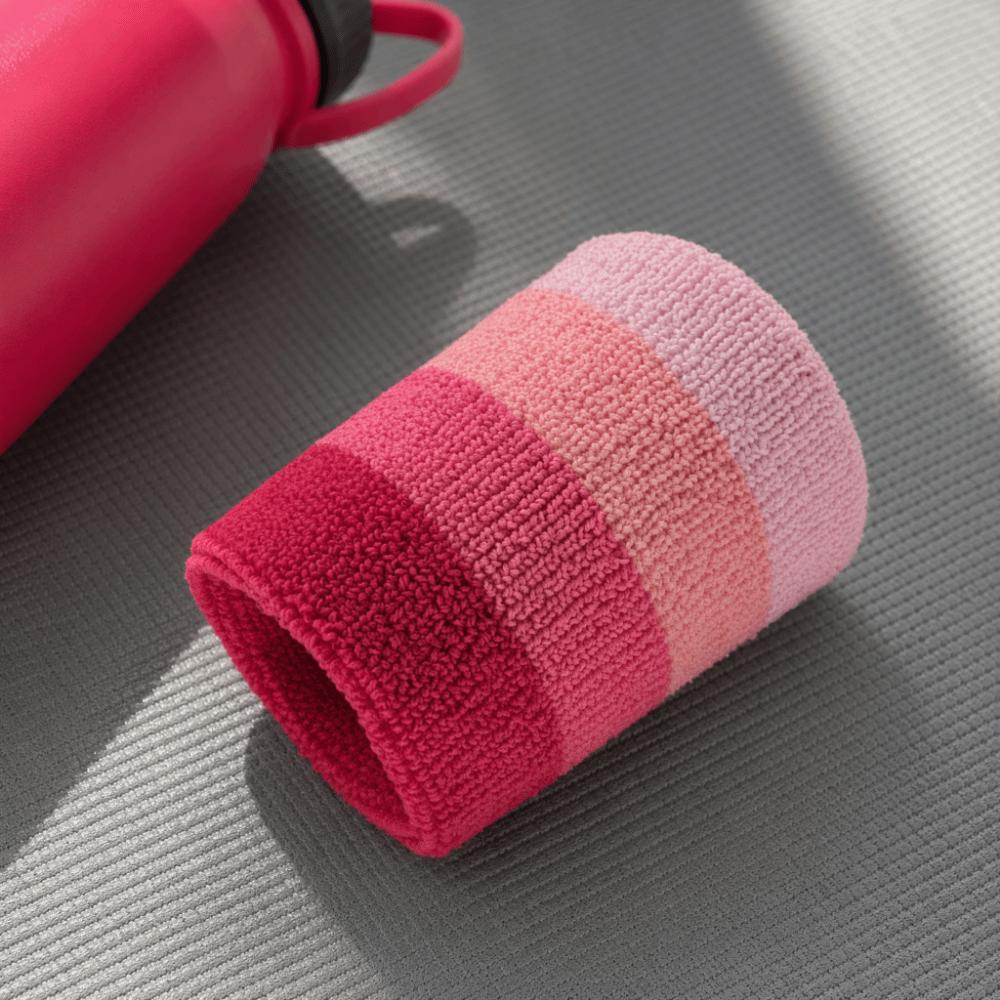 4PCS High Elastic Sweat Wristbands Breathable Breathable Wristbands Sports Wristbands Badminton
