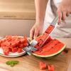Windmühlen-Wassermelonenschneider 304 Edelstahl Obst Honigmelone Melonen-Schneider Kürbis Wachskürbis Schneider Obstplatte Salatwerkzeug